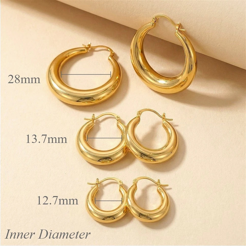 Circle Hoop Earrings