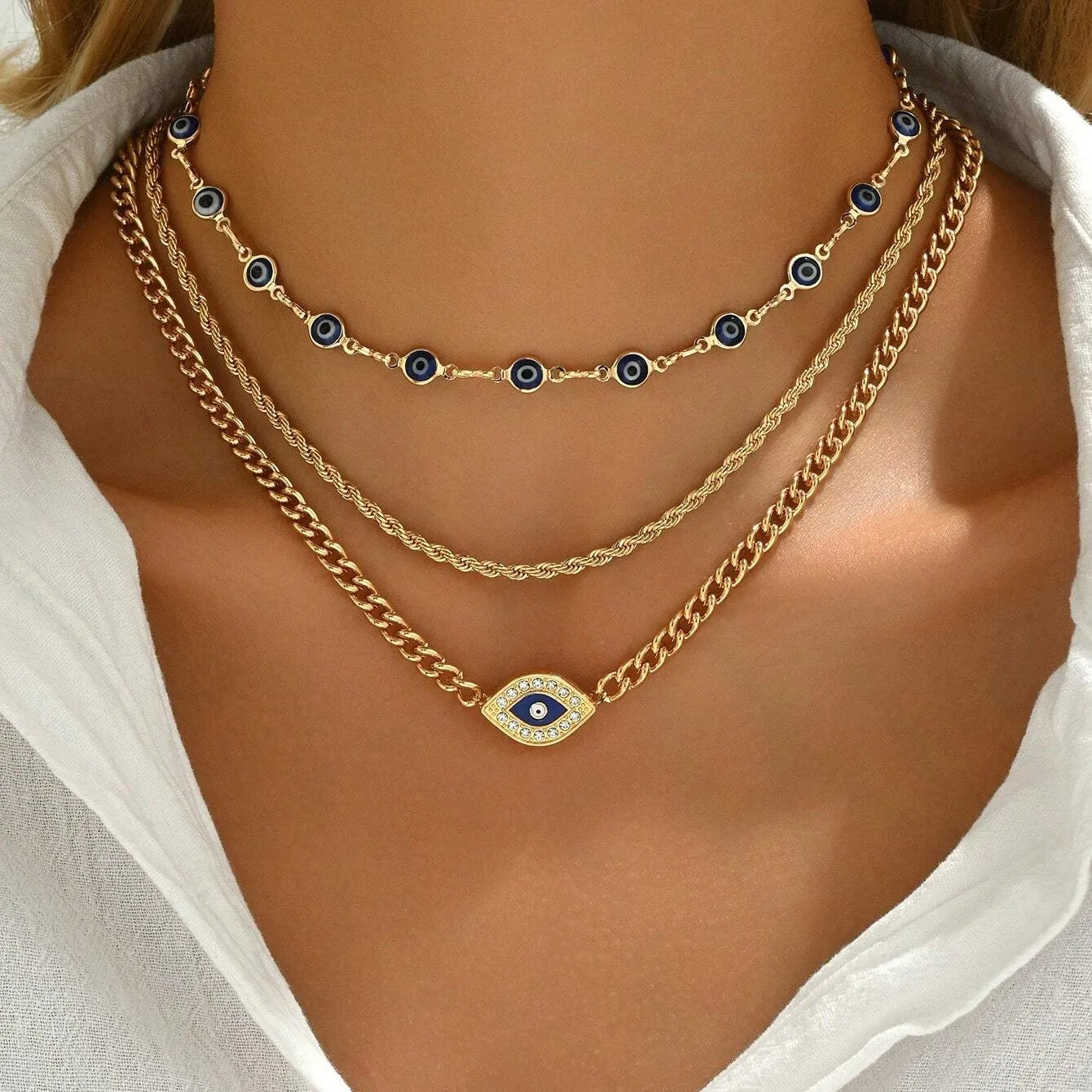 Charm Clavicle Neckalace