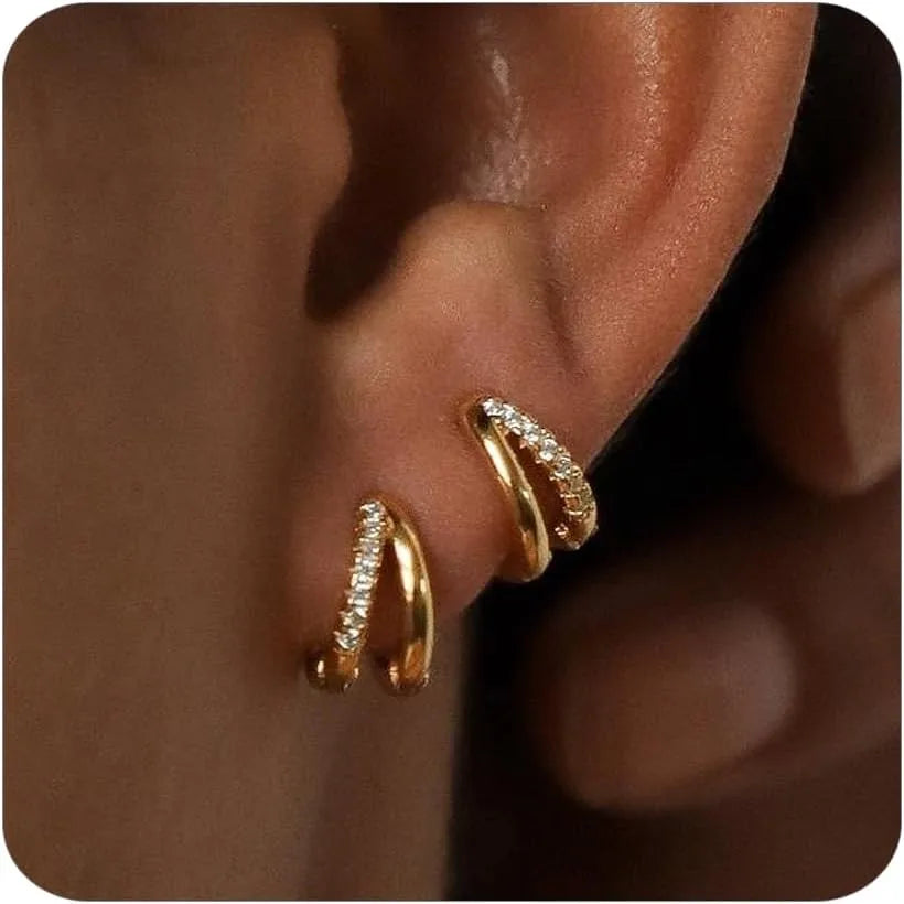 Gold Hoop Earrings