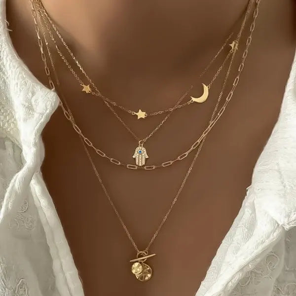 Charm Clavicle Neckalace