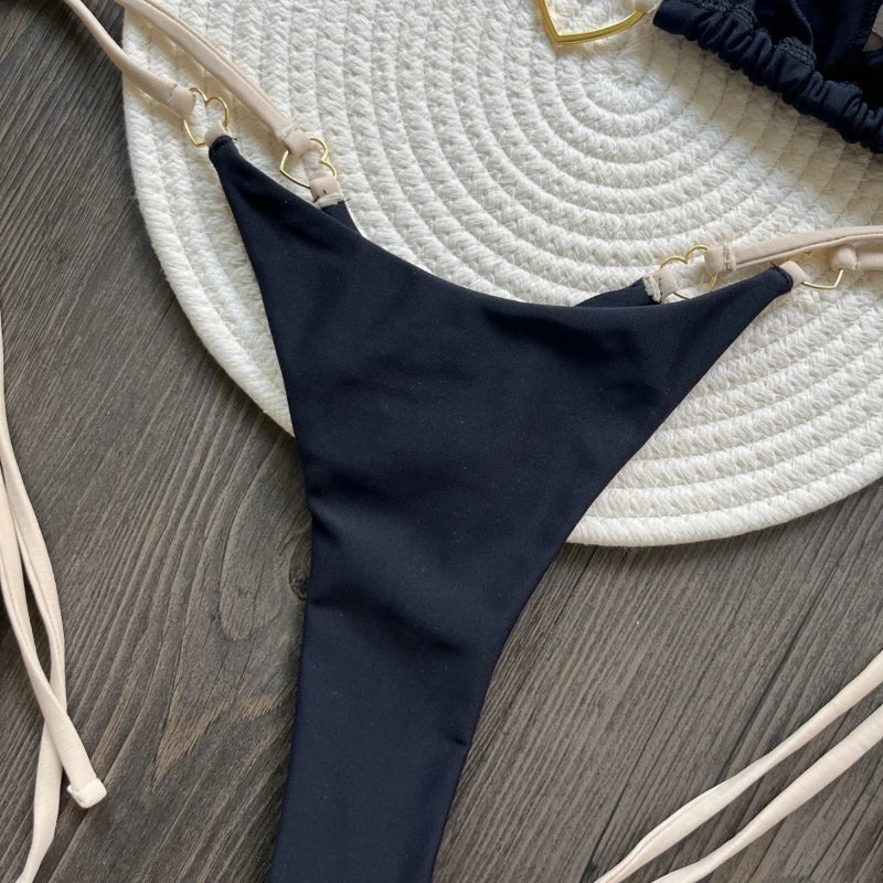 Lace-up Swimsuit
