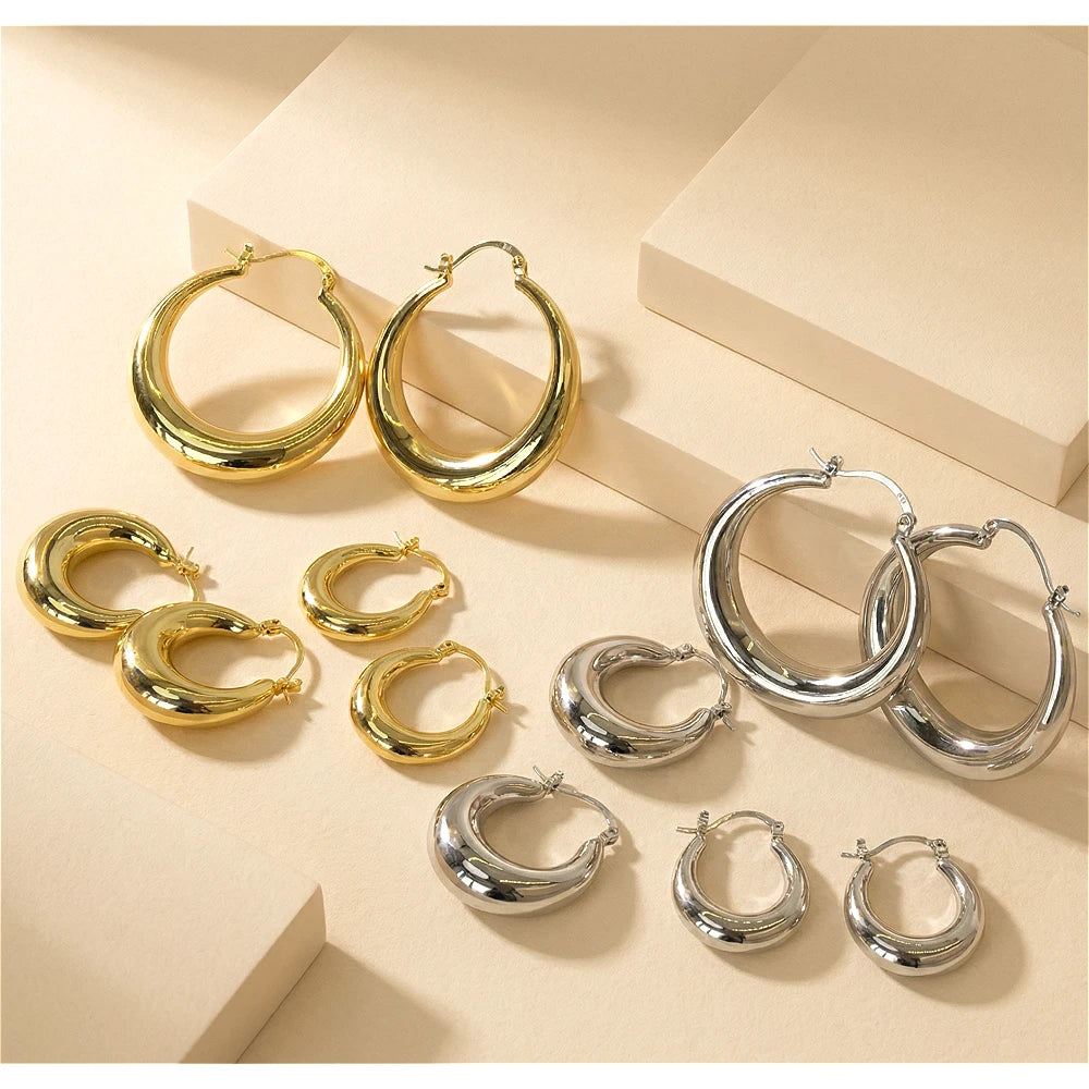 Circle Hoop Earrings