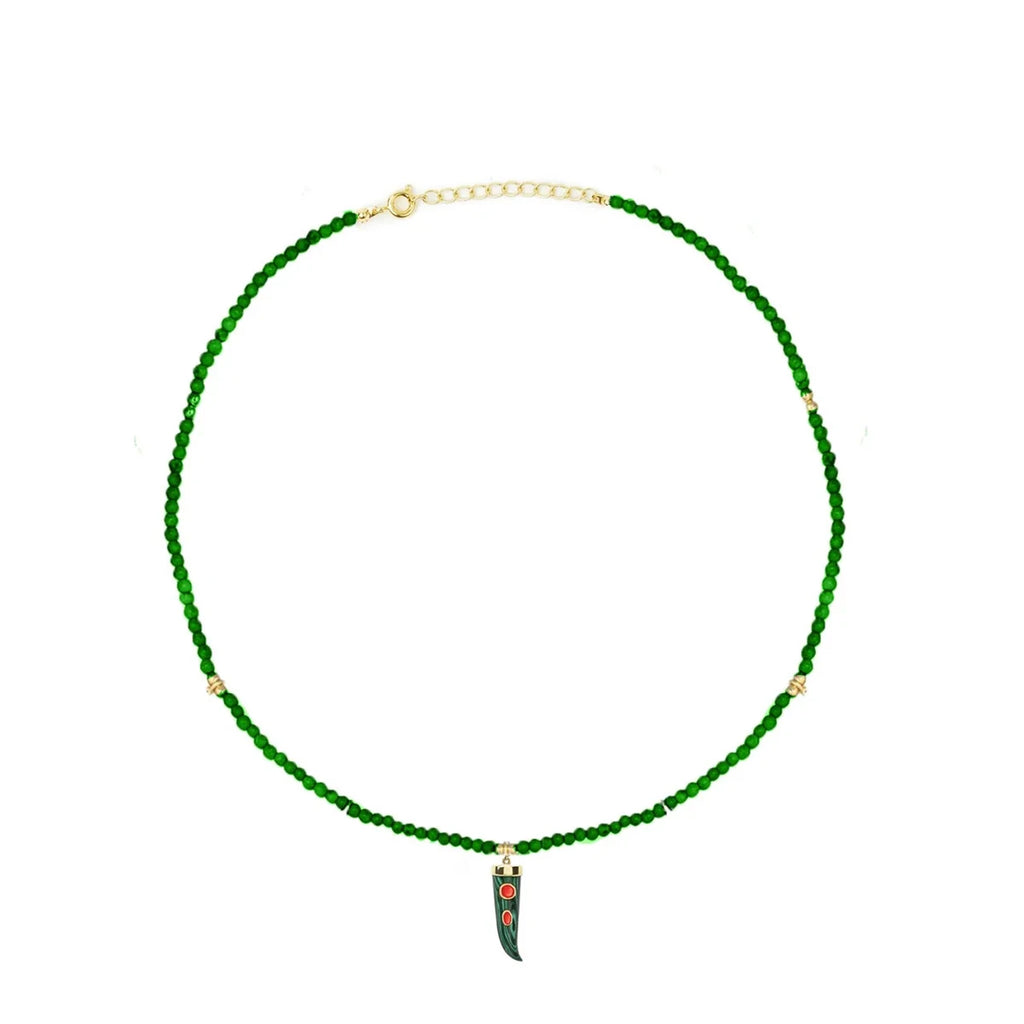 chili bead necklace