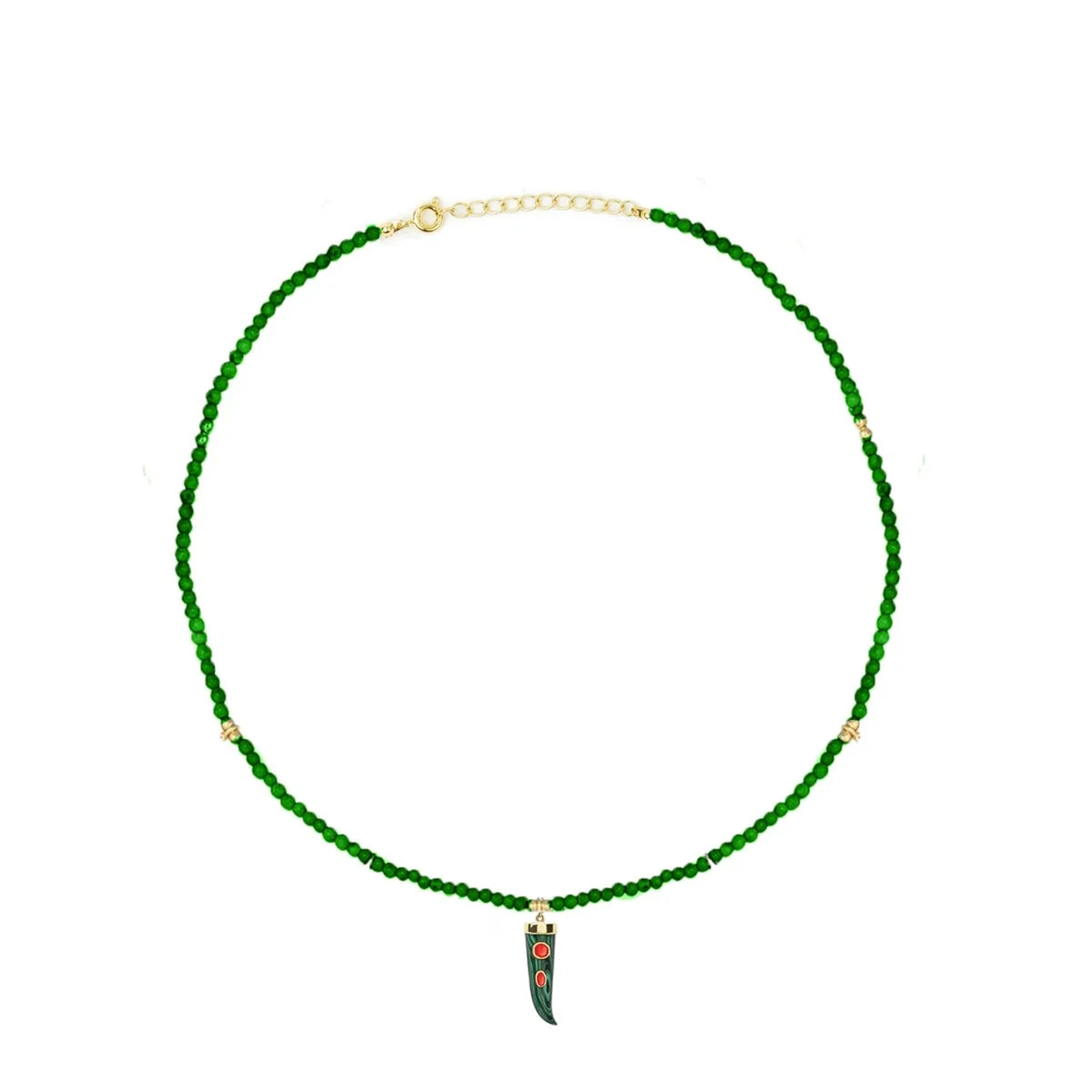 chili bead necklace
