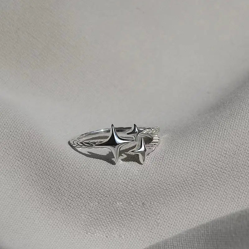 Opal Heart Rings