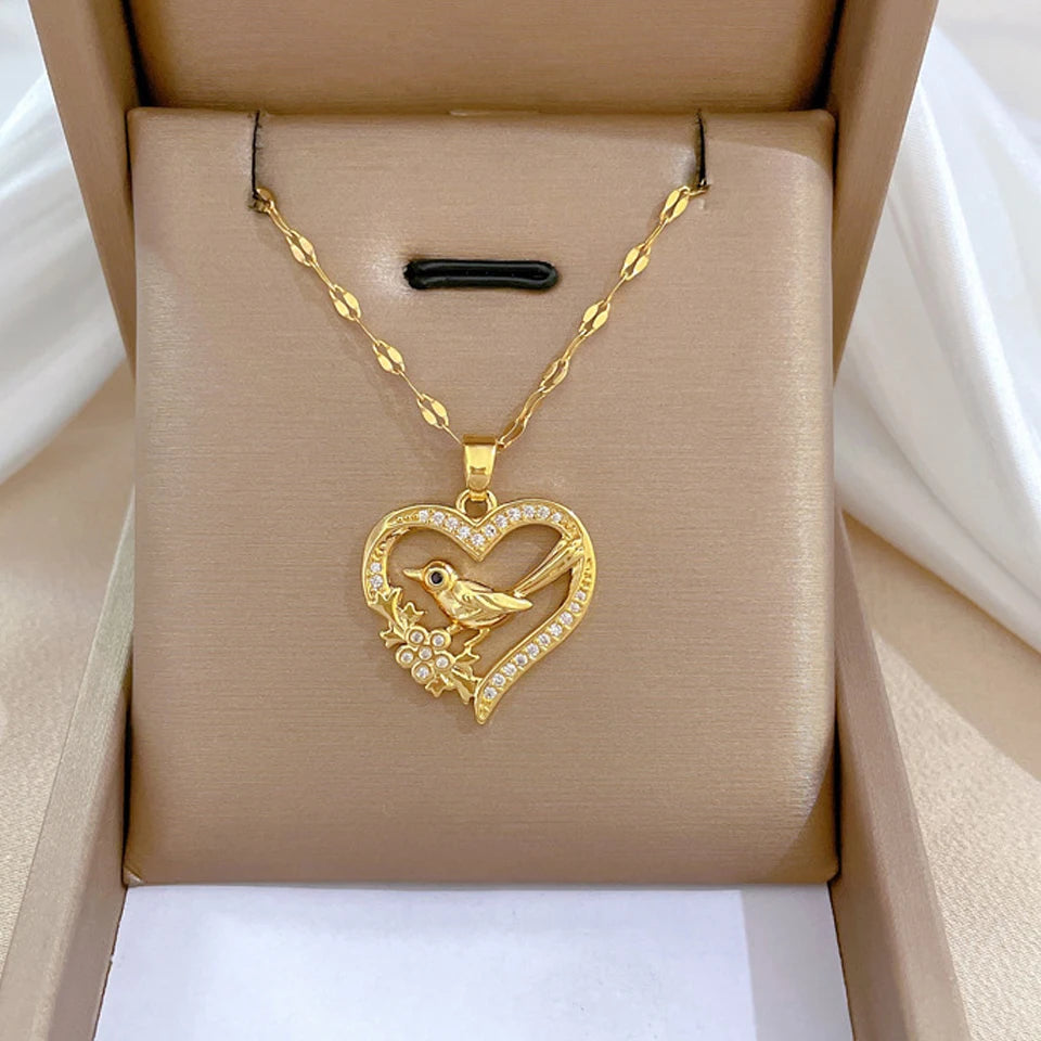 Trendy Heart Neckalace