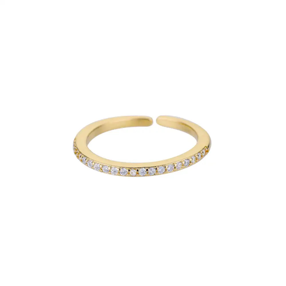 Zircon Green Rings