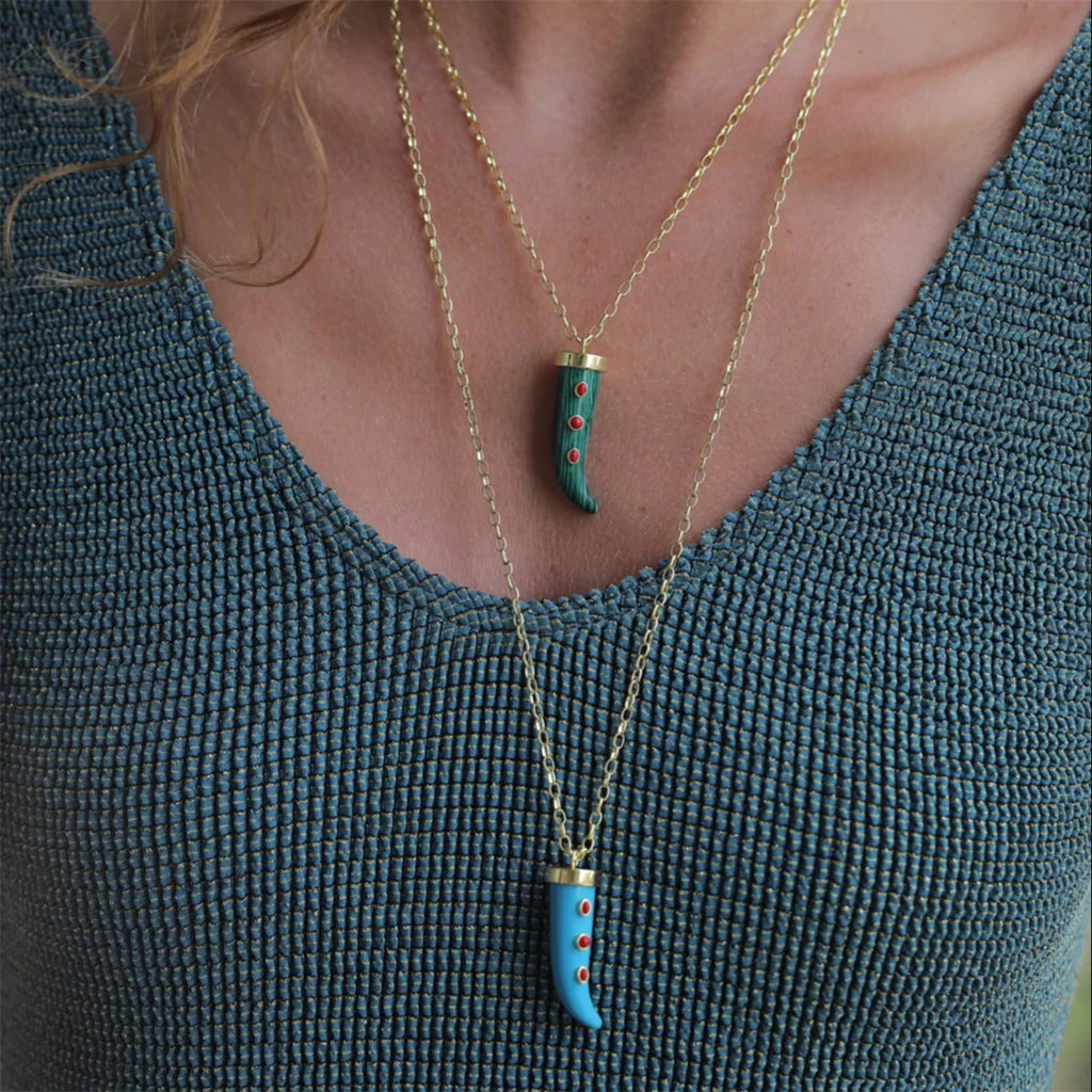 chili bead necklace