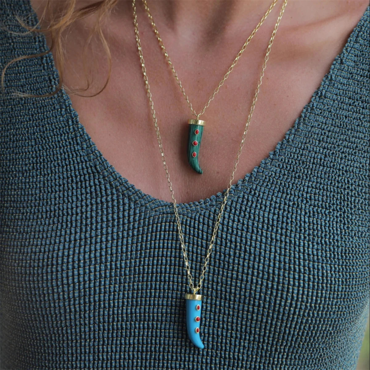 chili bead necklace
