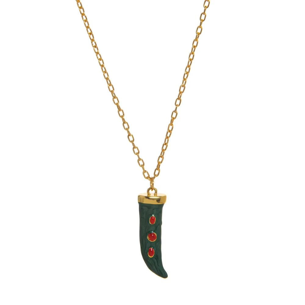 chili bead necklace