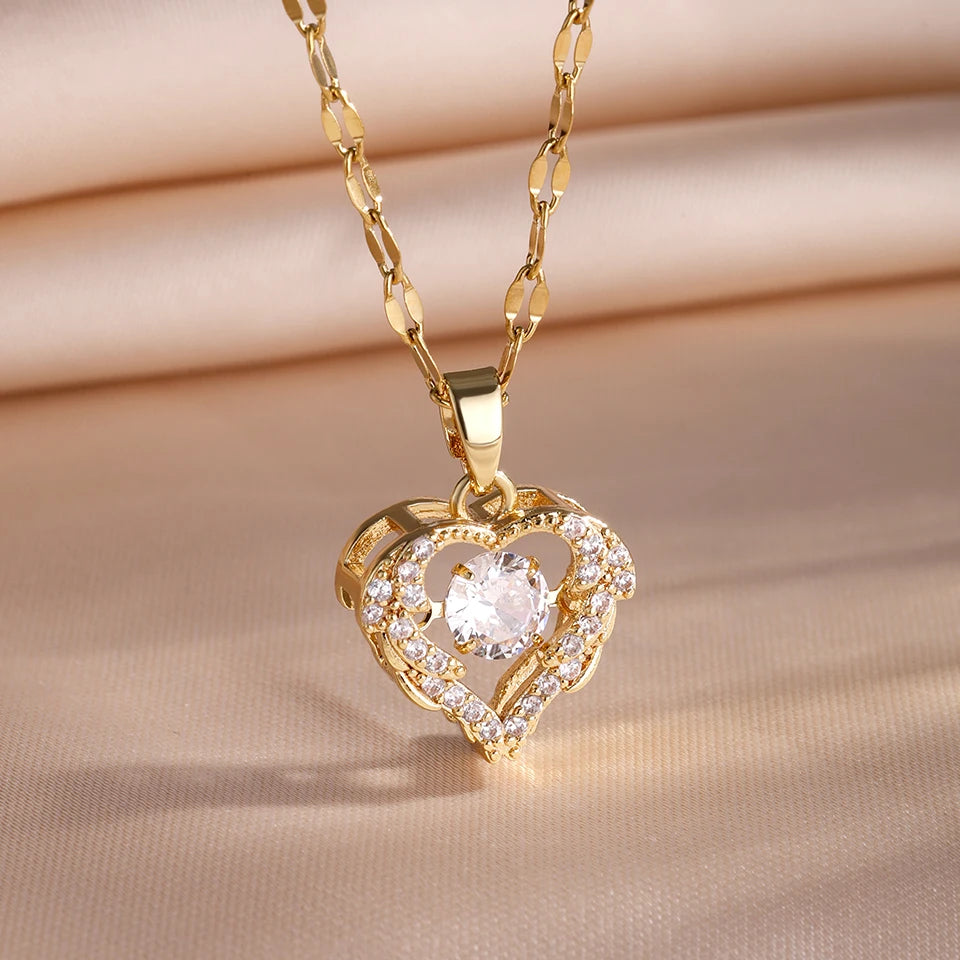 Trendy Heart Neckalace