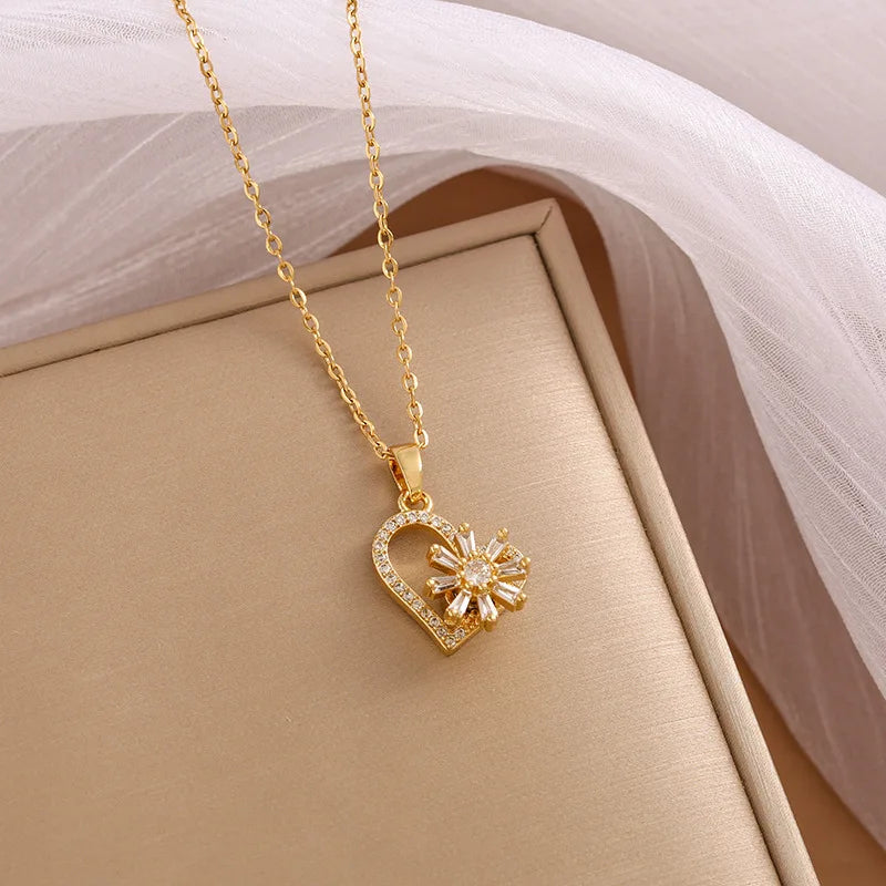 Trendy Heart Neckalace