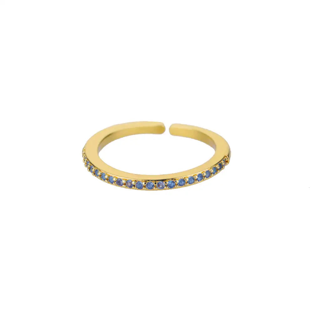 Zircon Green Rings