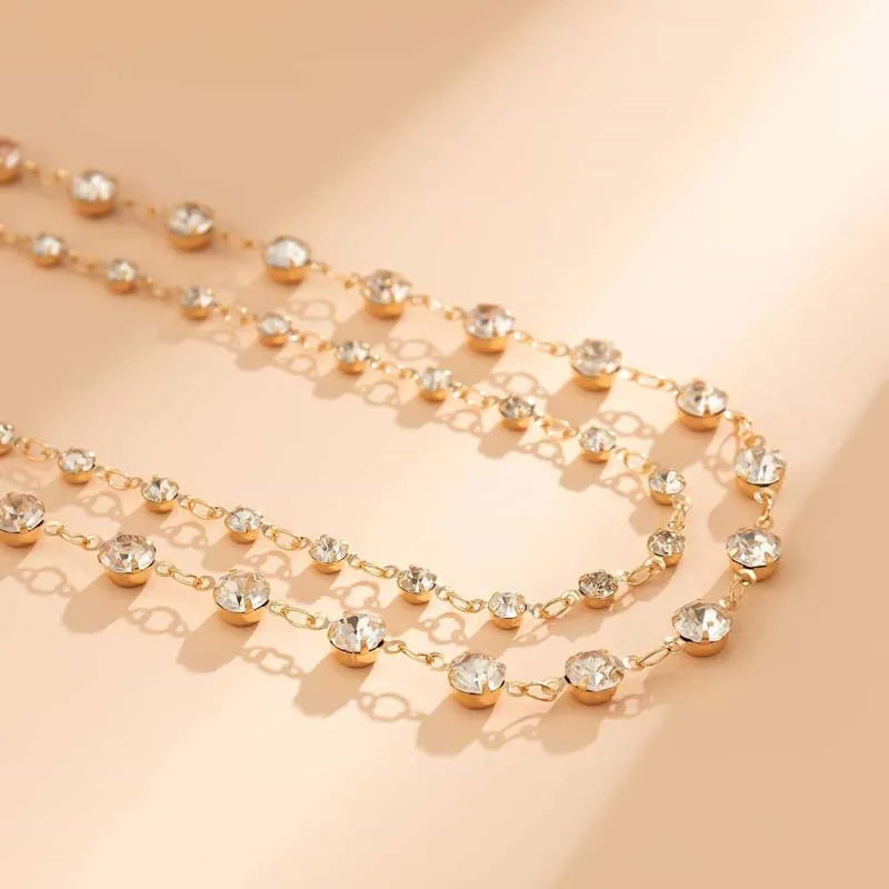 Rhinestone Waist Chain