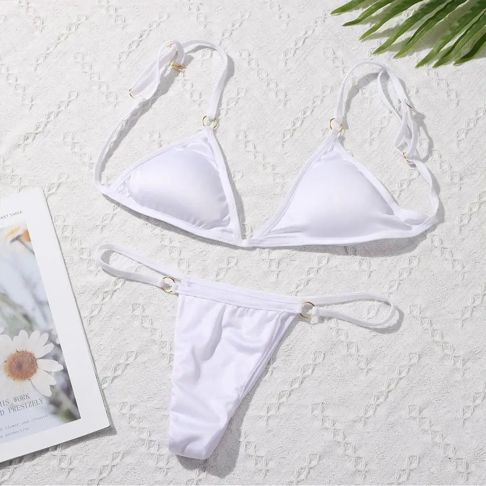 Buckle Split Swimwear