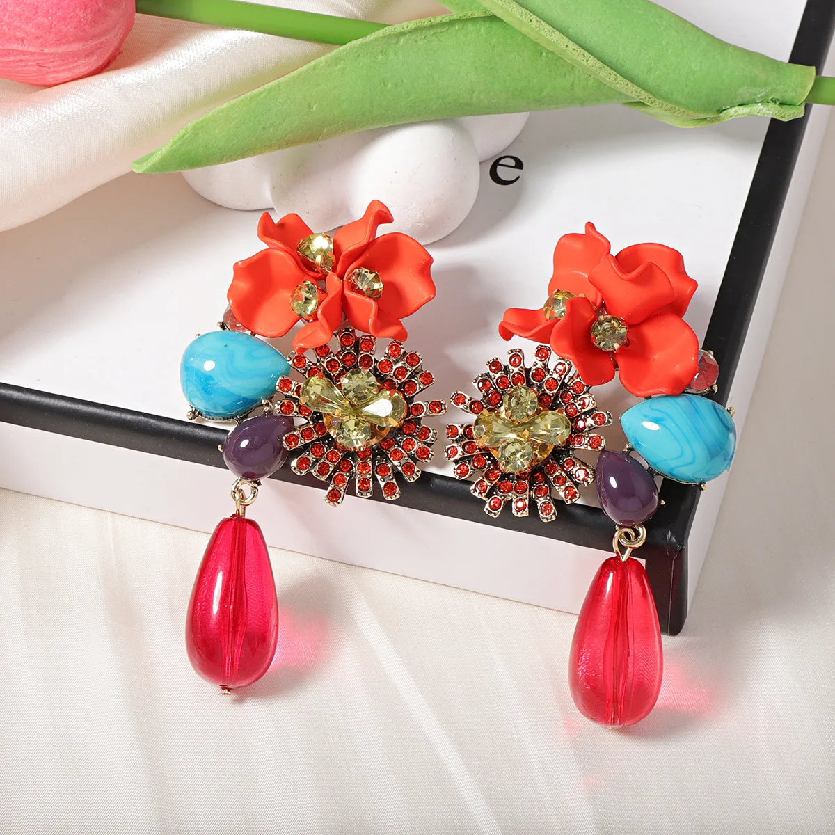 Drop Long Earrings