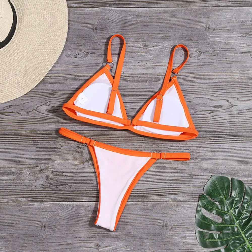 Buckle Split Swimwear