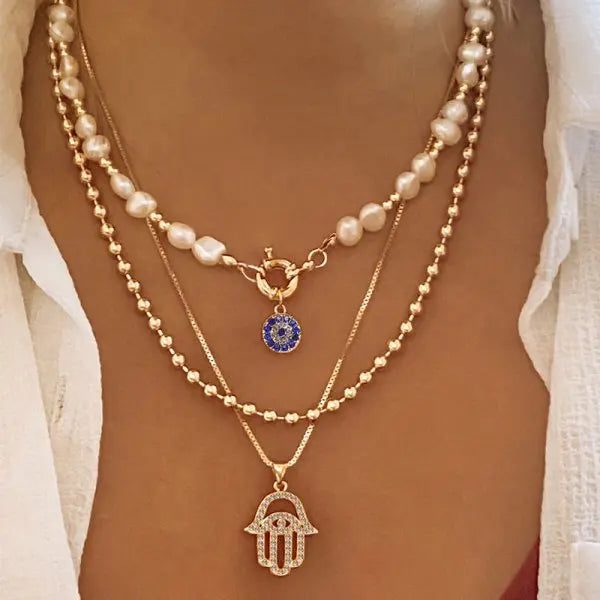 Charm Clavicle Neckalace