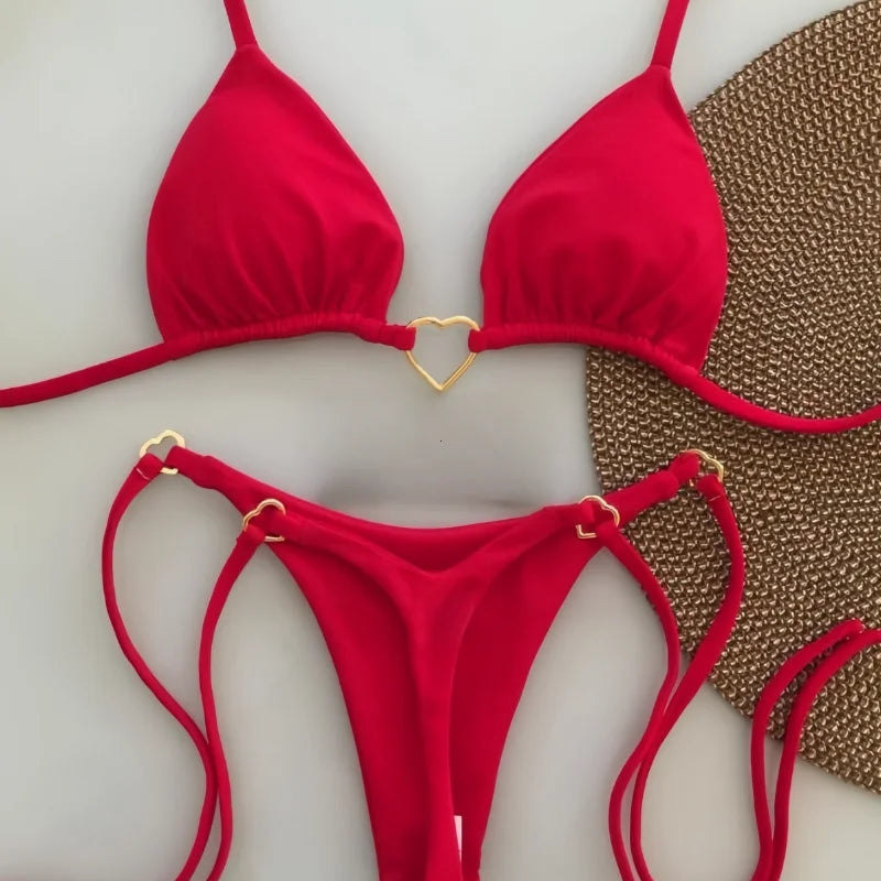 Lace-up Swimsuit
