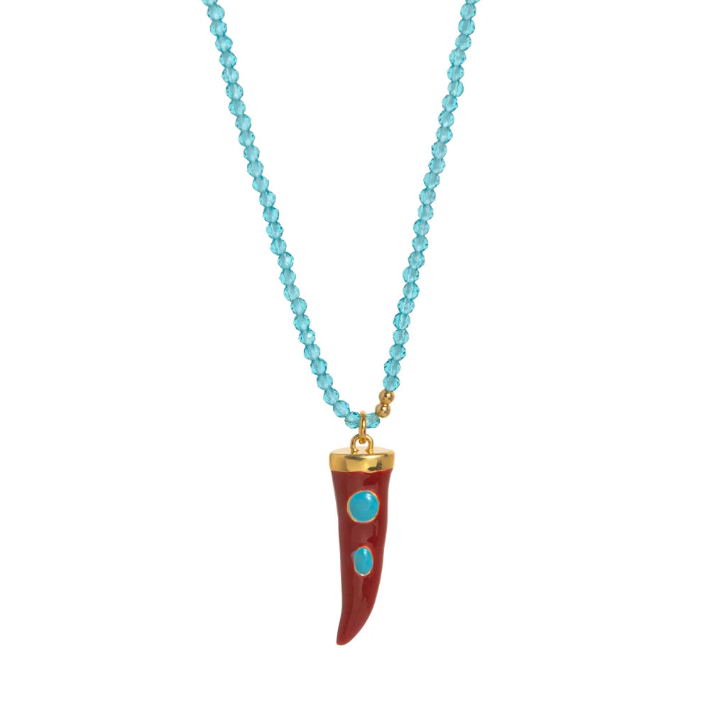 chili bead necklace