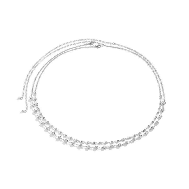 Rhinestone Waist Chain