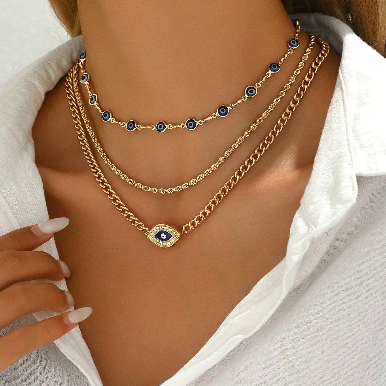 Charm Clavicle Neckalace