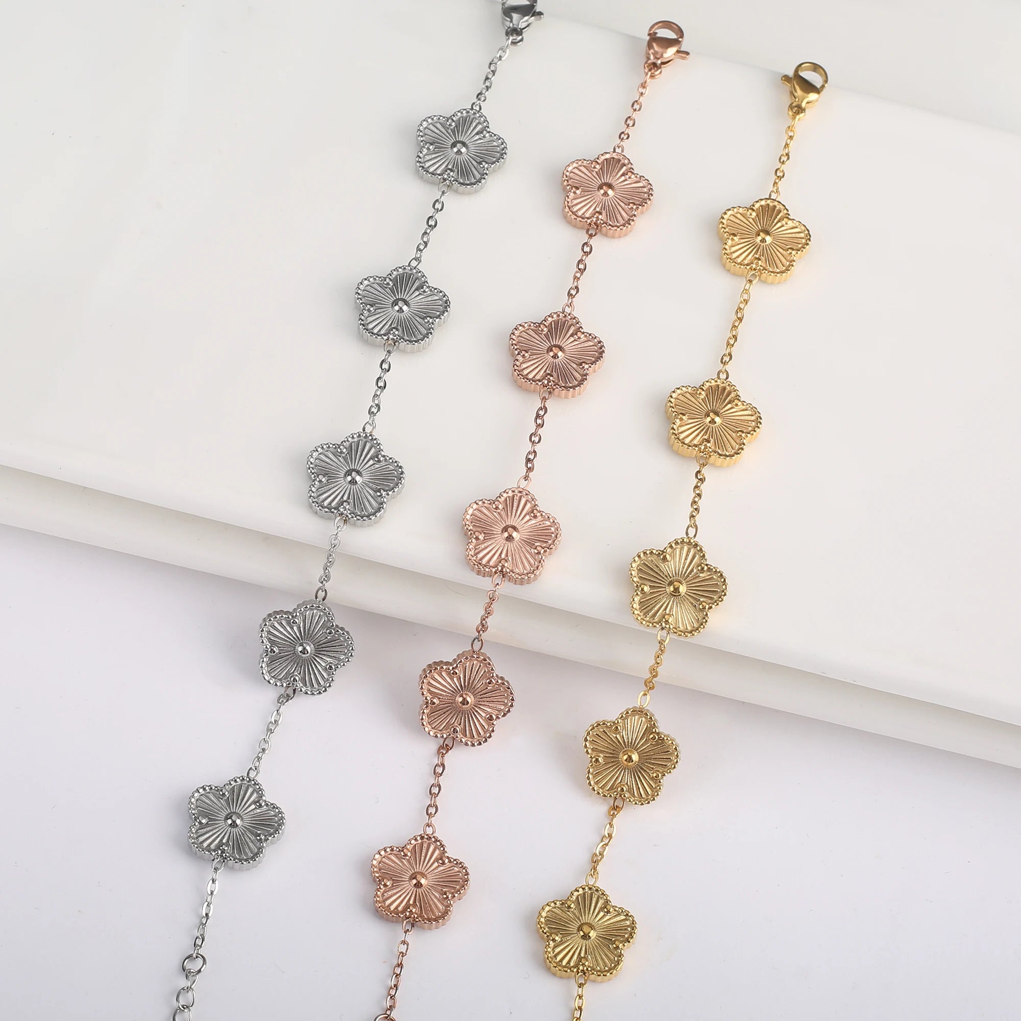 Leaf Flower Bracelets