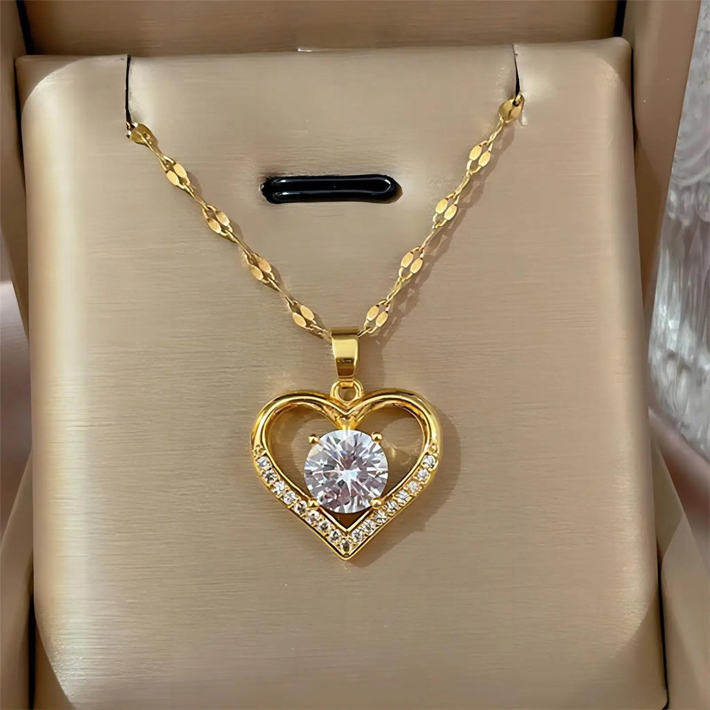 Trendy Heart Neckalace
