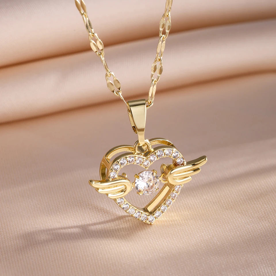 Trendy Heart Neckalace