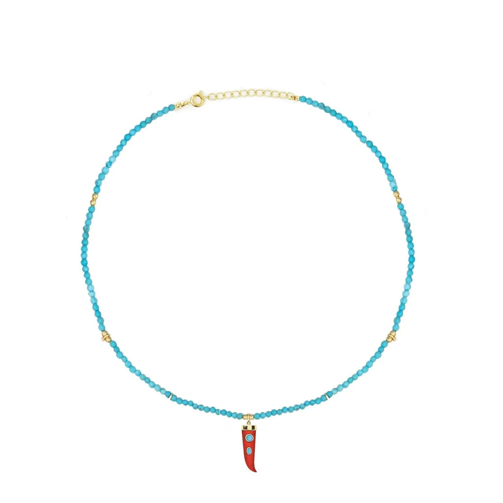 chili bead necklace