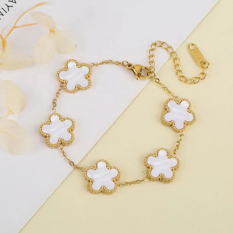 Leaf Flower Bracelets
