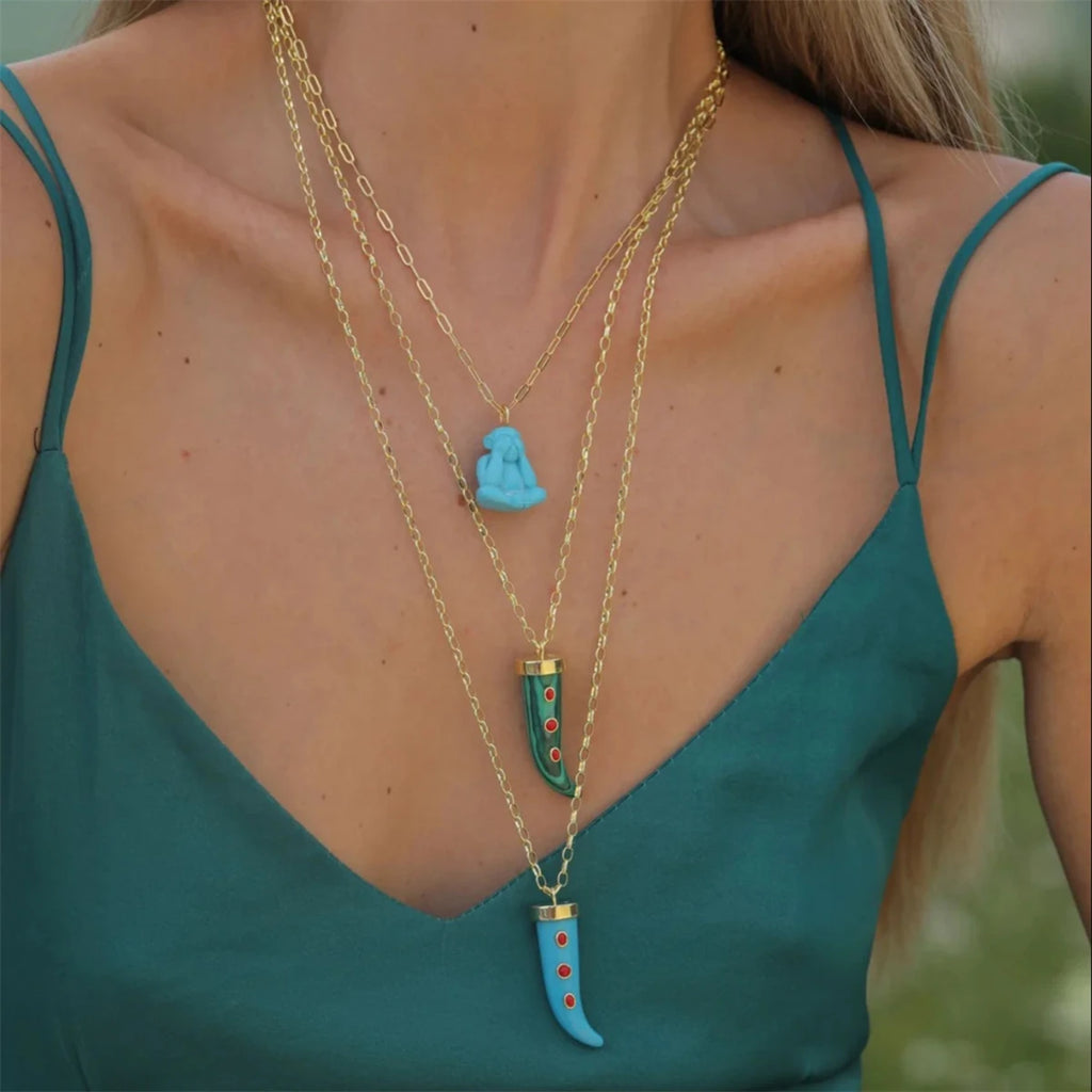 chili bead necklace