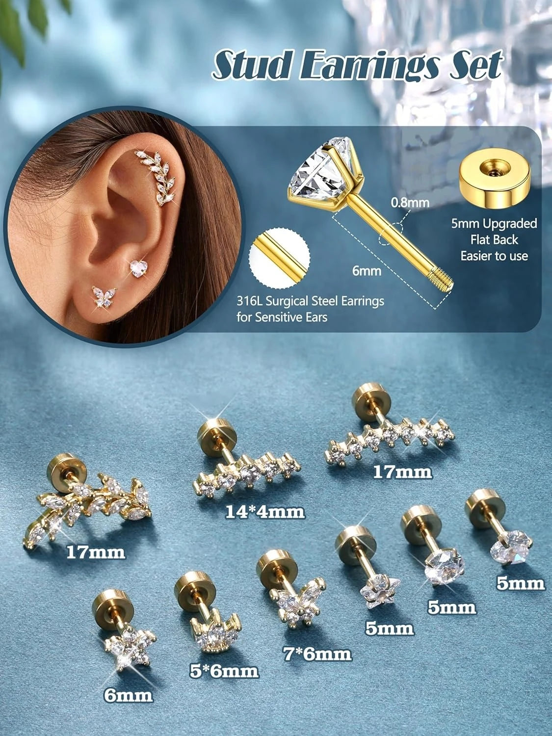 Studs Earrings
