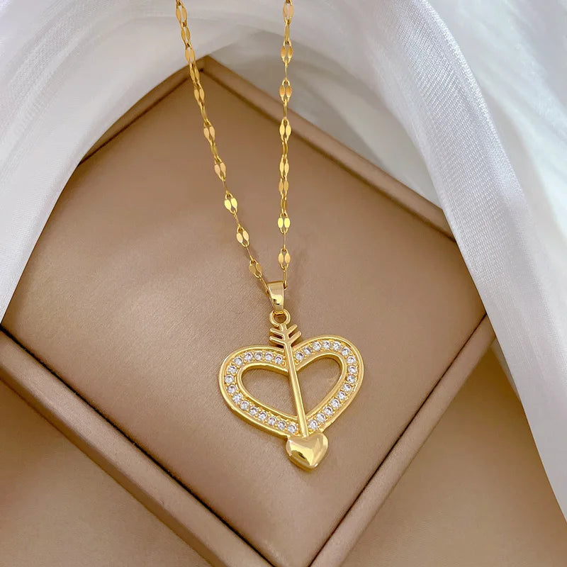 Trendy Heart Neckalace